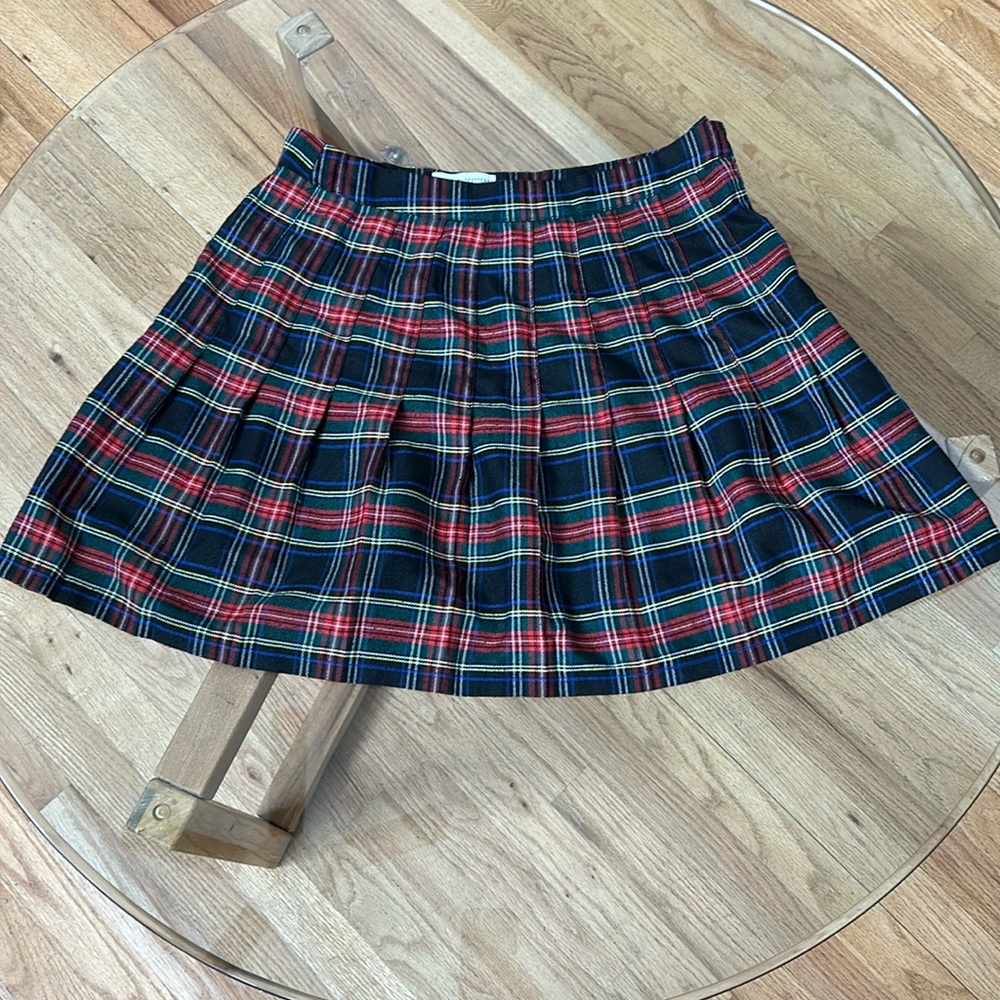 Urban Outfitters plaid pleated skirt